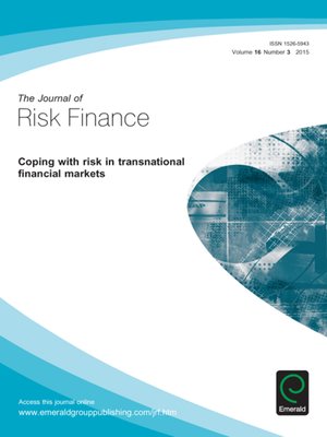 cover image of Journal of Risk Finance, Volume 16, Issue 3